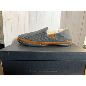 olukai hanohano II dk shadow quilted slipper shoes BNIB Size 11